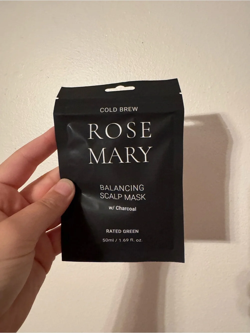 NEW Rated Green Cold Brew Rosemary Balancing Scalp Mask w/ Charcoal